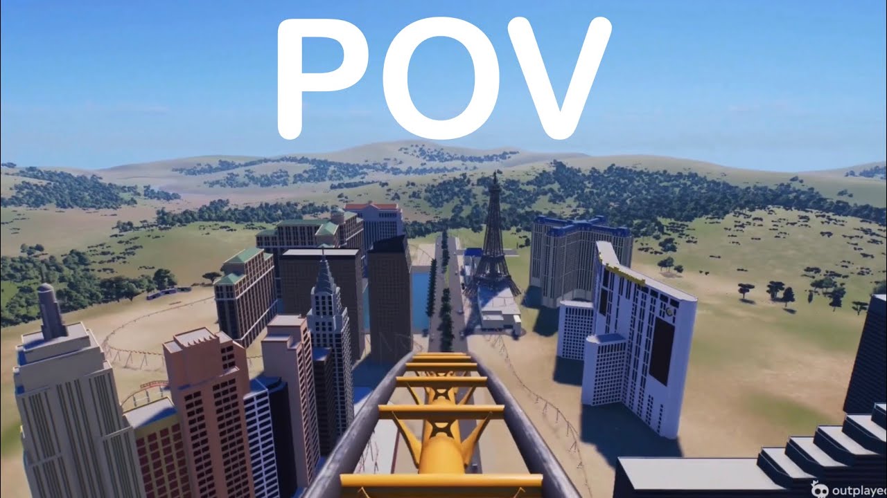 Las Vegas Speedway POV - Planet Coaster 2 (600ft Exa-coaster, 75,000 scenery pieces)