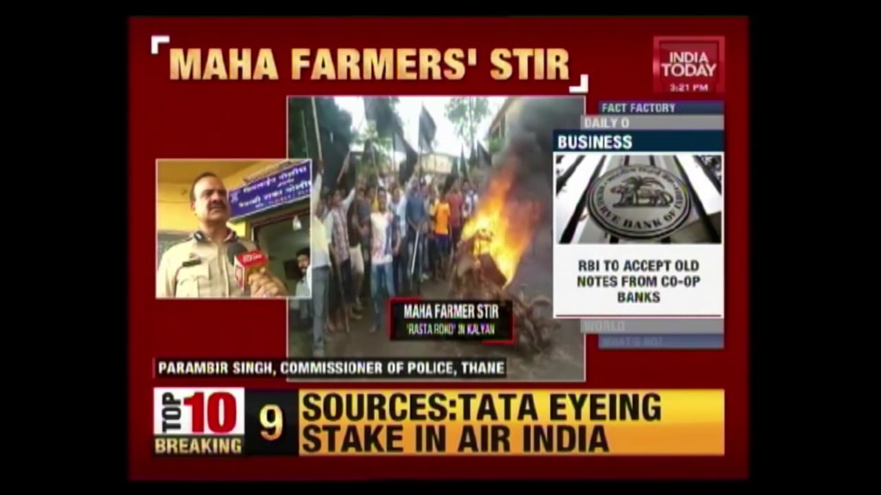 Farmers Protest Against Air Force Land Grab Turns Violent In Kalyan, Maharashtra