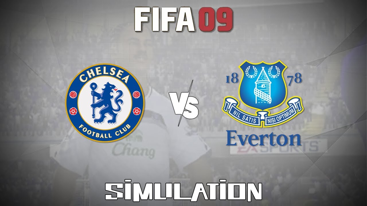 FIFA 09 (2008) - Chelsea FC vs Everton [Gameplay Simulation]