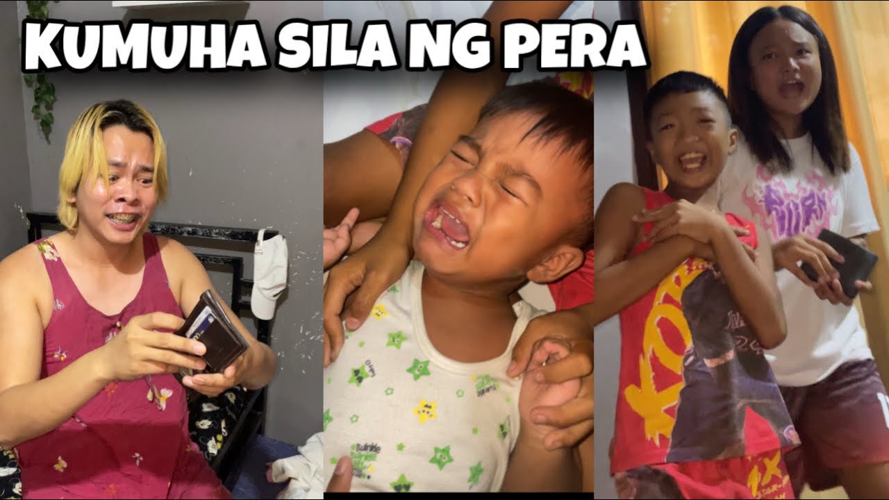 KUMUHA SILA NG PERA SA WALLET NI NANAY |GALIT NA GALIT SI NANAY