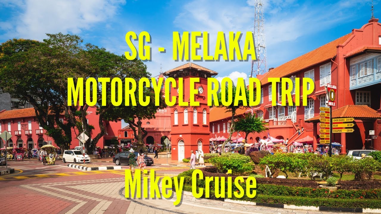 Singapore to Melaka 2D1N Motorcycle Road Trip | Food Vlog, Hotel Tour & Chill Spots!