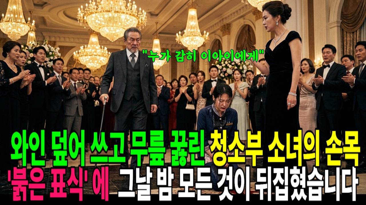 호텔 청소부라며 머리에 와인 부은 사모님, 무릎 꿇린 소녀, 그날 밤 모든 것이 뒤집혔습니다.| 재벌사연 | 감동사연 | 사연라디오 | 오디오북 | 시니어사연