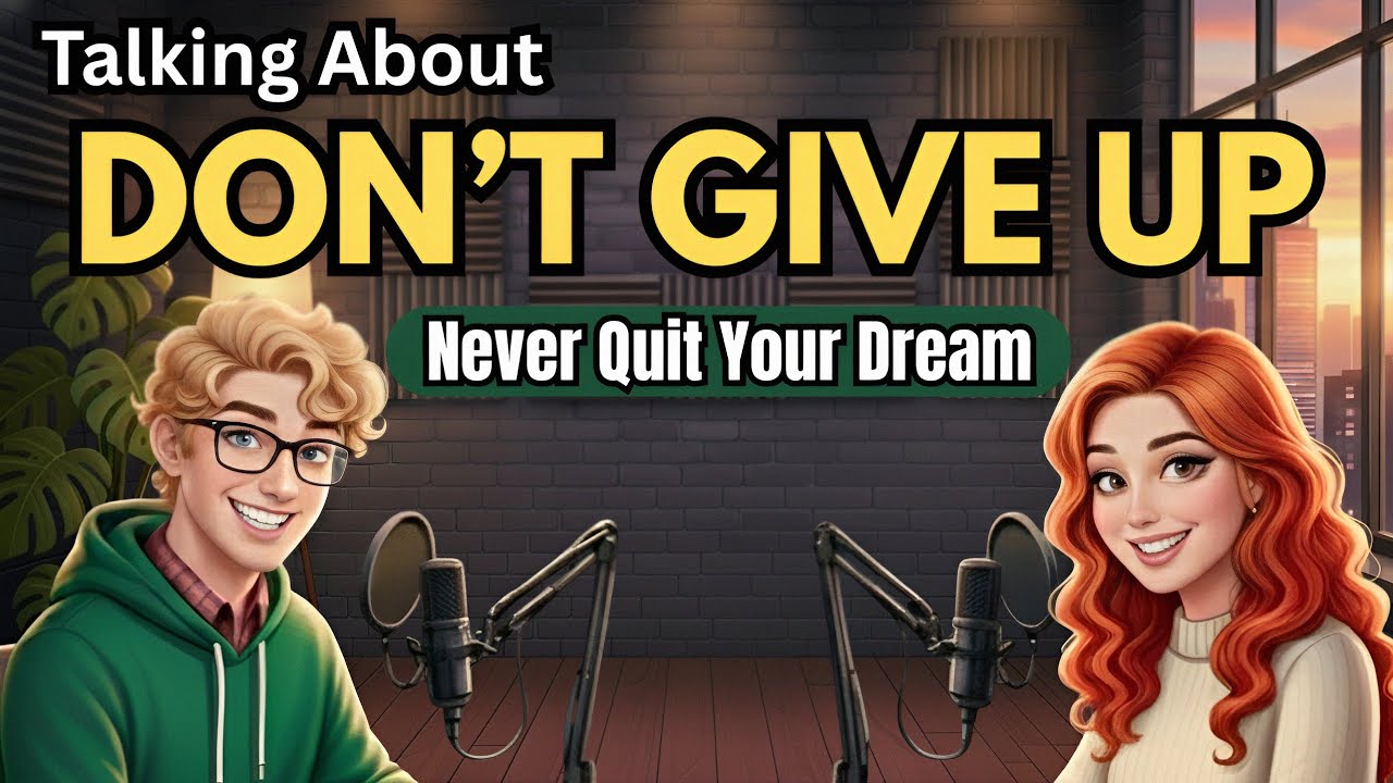 Don’t Give Up | English Podcast Conversation for Learners | AI Talk English 