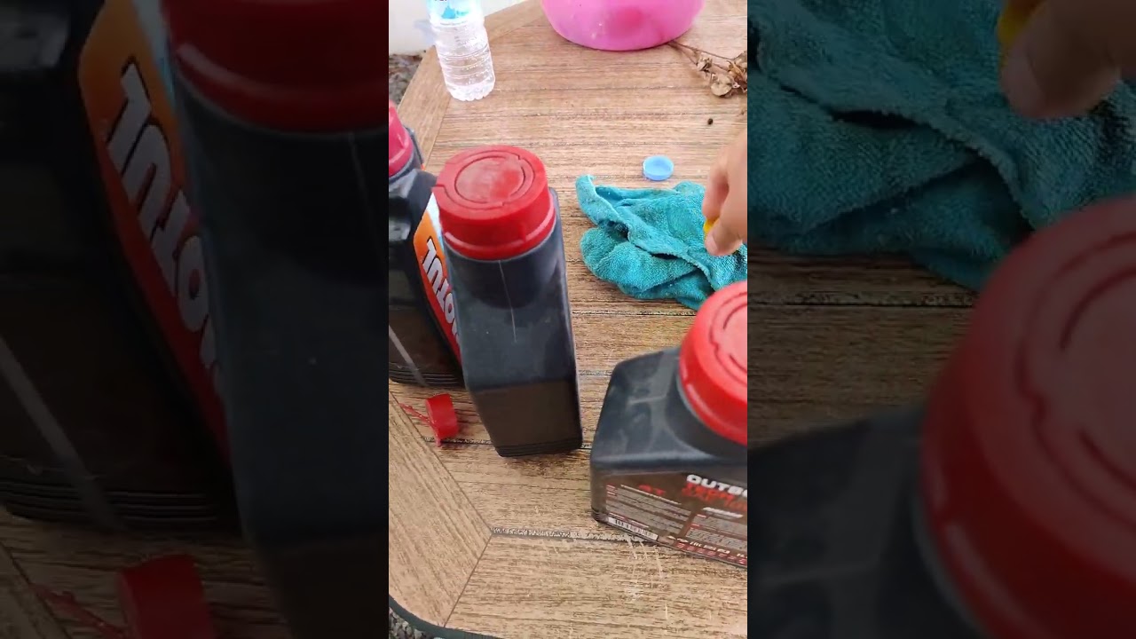 mercury motor yağı ve filtre değişimi..