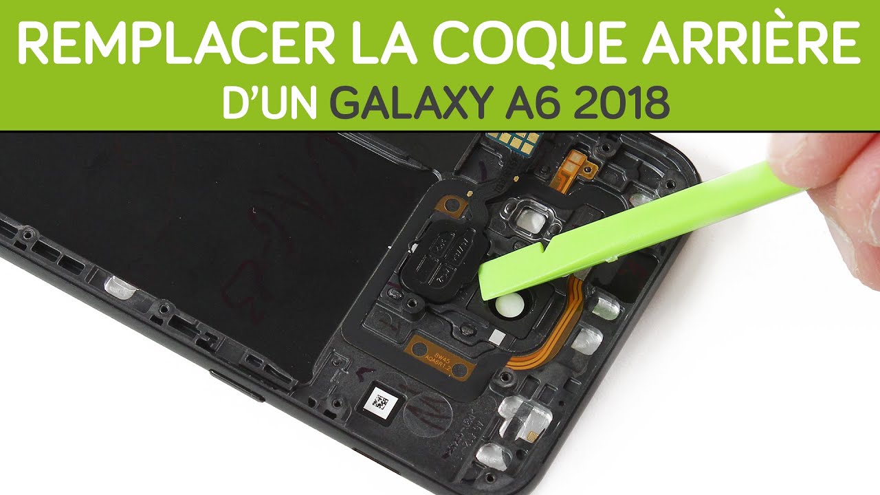 Remplacer sa coque arrière Samsung Galaxy A6 (2018). By SOSav