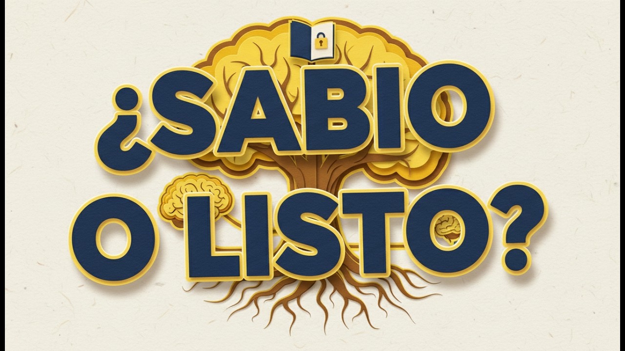 ¿Eres inteligente o eres sabio? La diferencia que cambiará tu forma de vivir