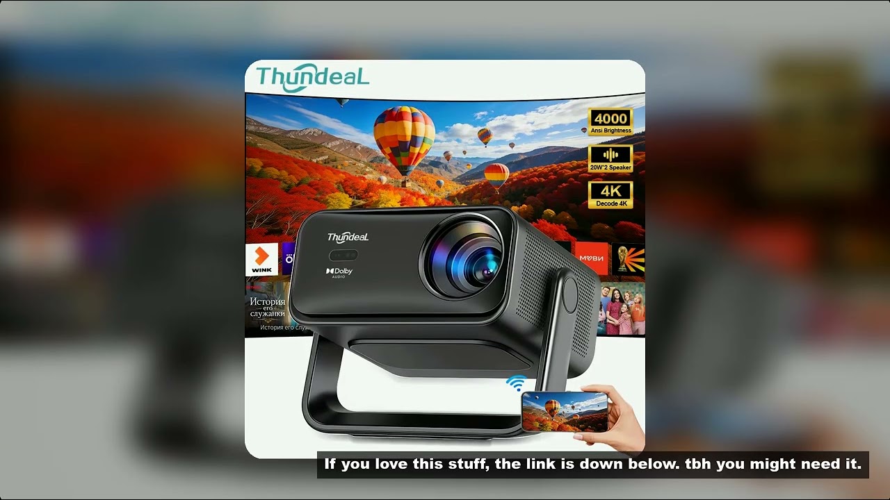 ThundeaL 4K Full HD 1080P Projector TD99W WiFi 3D 4K Video Movie Portable Beam Projector PK TD98 TD9