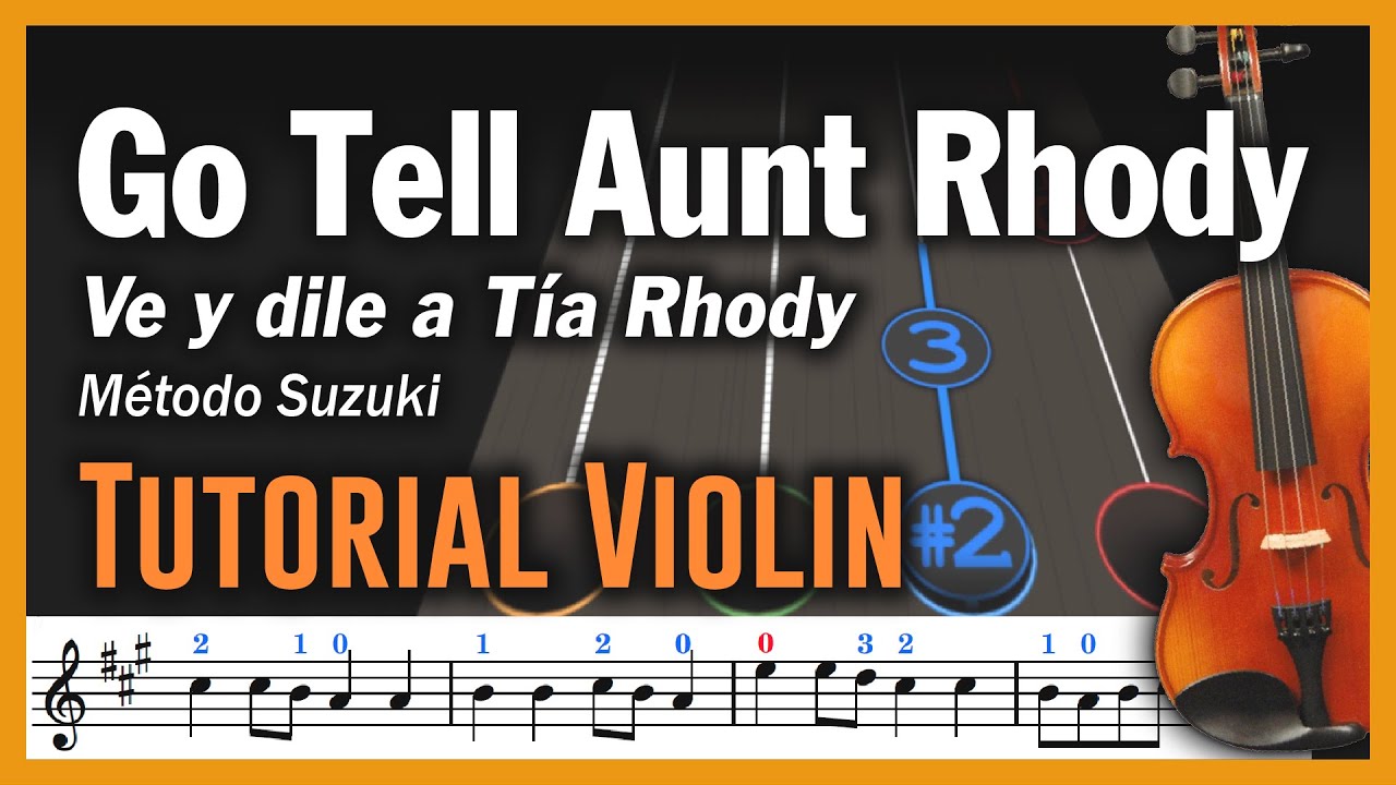 Go Tell Aunt Rhody | Ve y dile a Tía Rhody - Play Along Violín 🎻