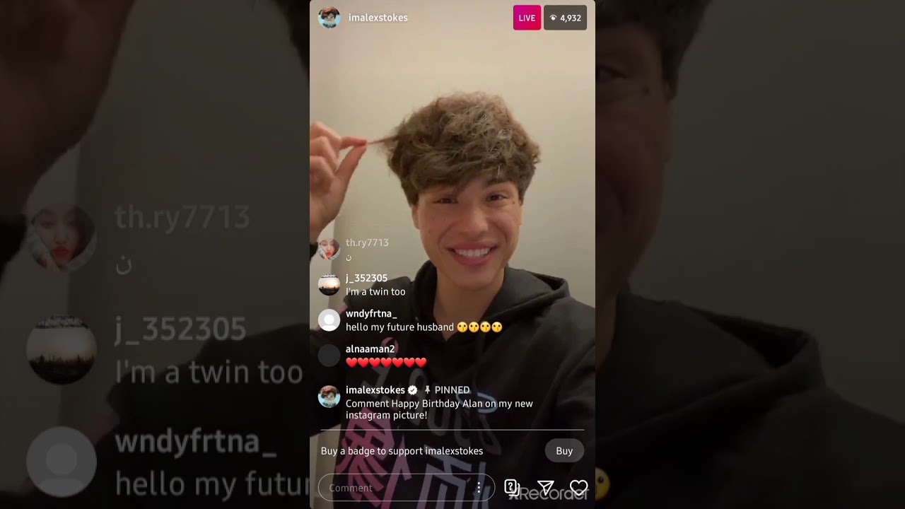 Stokes twins live on their birthday🥳🥳 with Shane Mendes