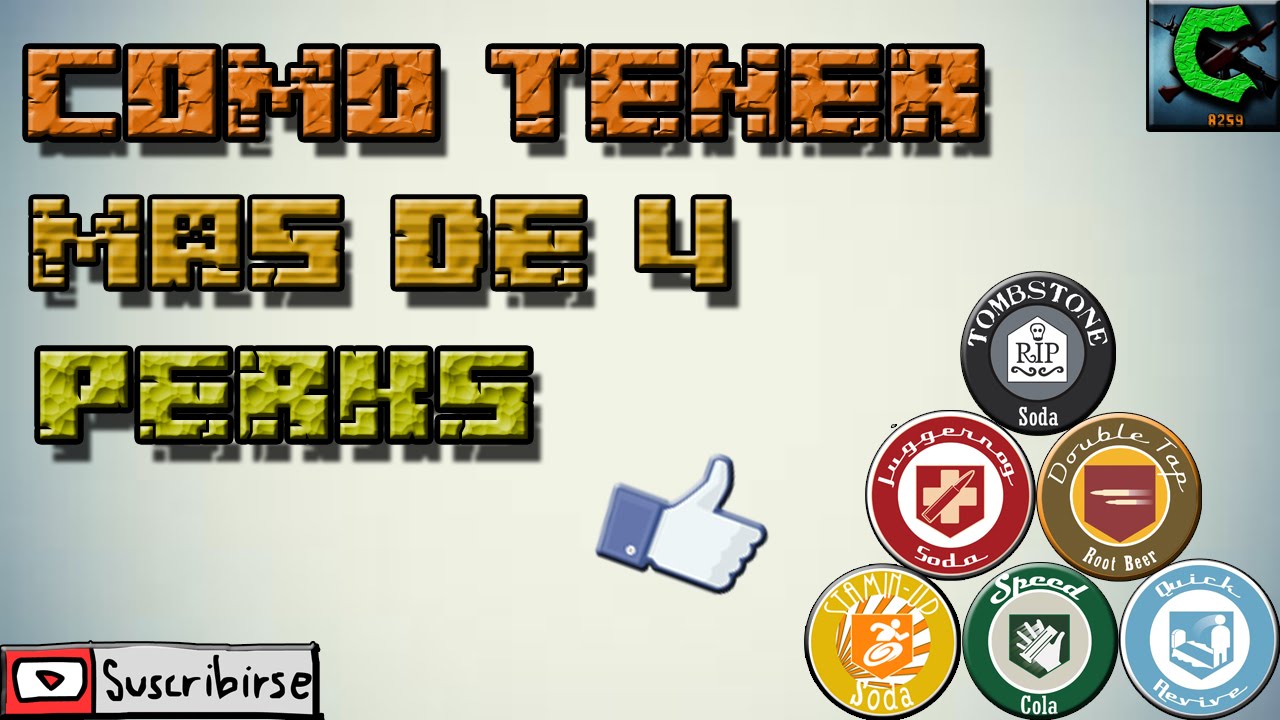 Como Tener mas de 4 Bebidas / Perks en COD Black Ops 2 Zombie