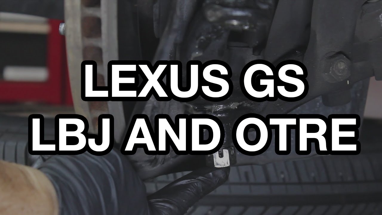 1998-2005 Lexus GS Lower Ball Joint and Outer Tie Rod End Replacement