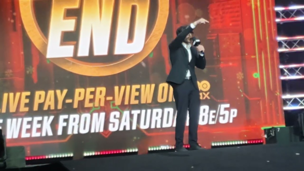 Aew dynamite Manchester,England holiday bash 17.12.25 Tony khan speech about Manchester 
