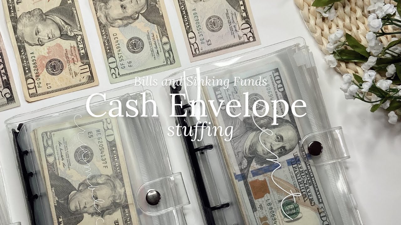 Cash Envelope Stuffing │ $1,710 │ Bills and Sinking Funds │ Second August Paycheck!