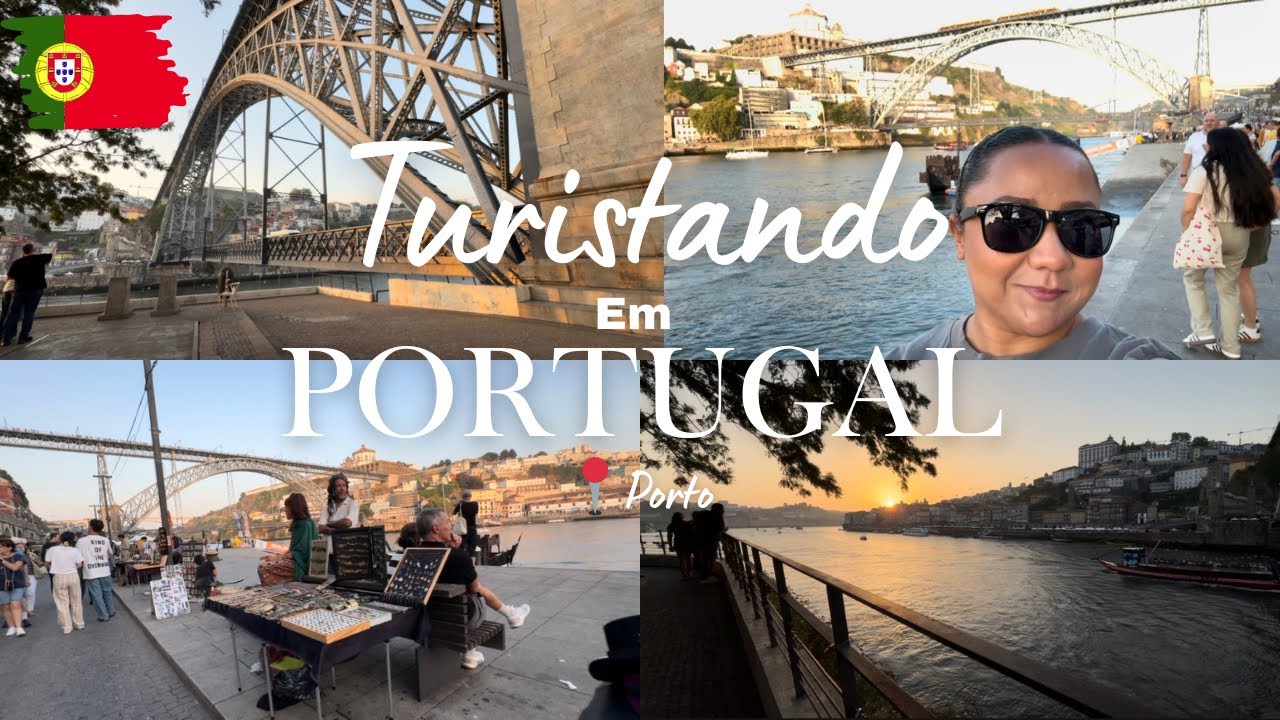 FIM DE TARDE NO PORTO EM PORTUGAL. 🇵🇹 🌞🌉