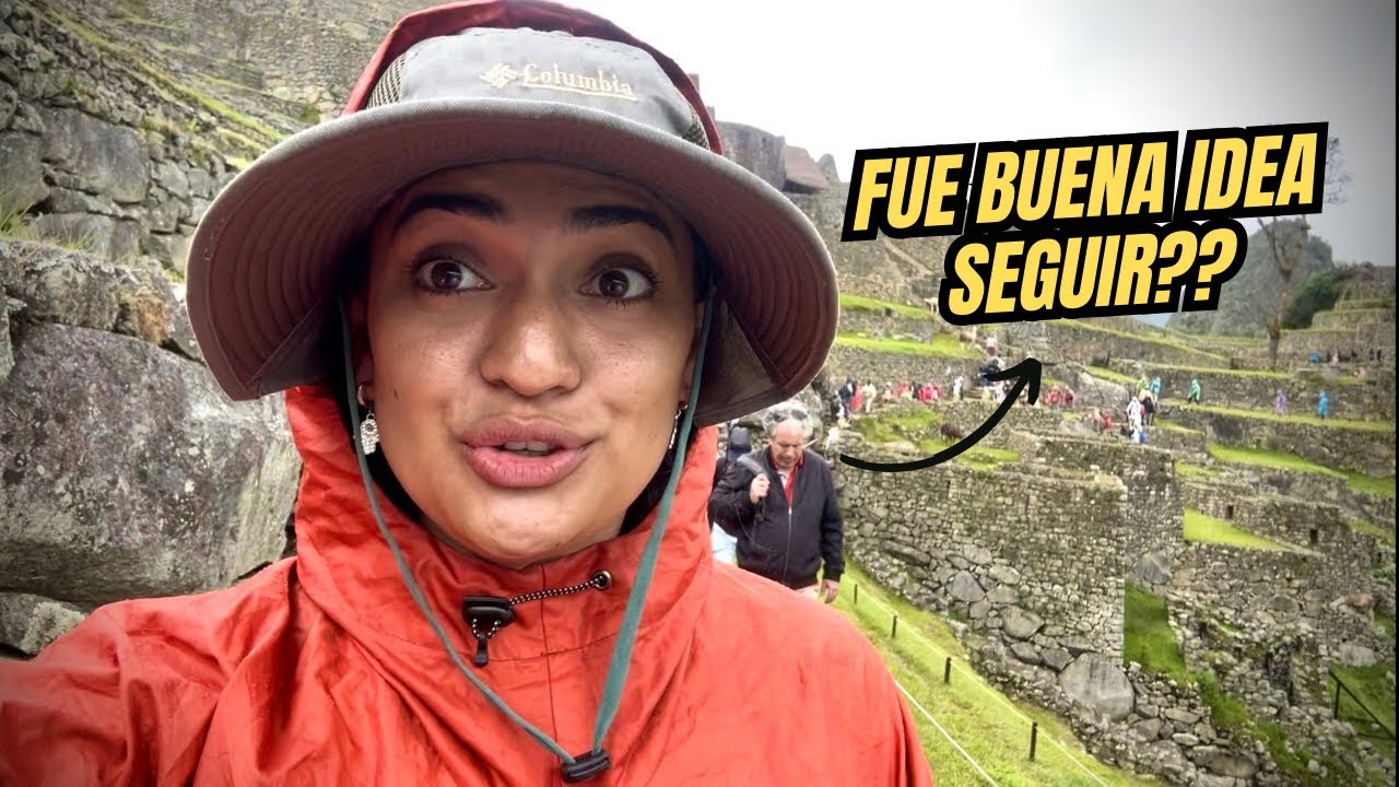ALUD HUAICO en MachuPicchu ⛈️❌ Fui en buena temporada? PERU 🇵🇪