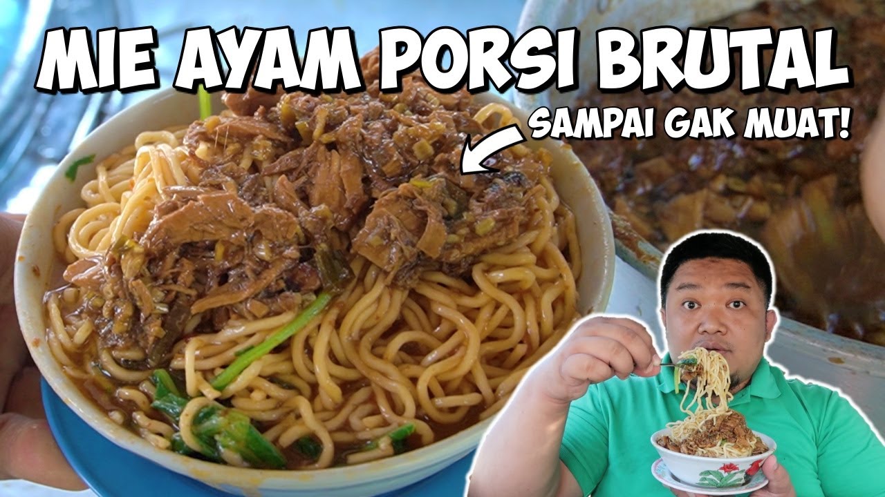 CUMA 10.000 PORSI BRUTAL!!! MIE AYAM THOR SURABAYA