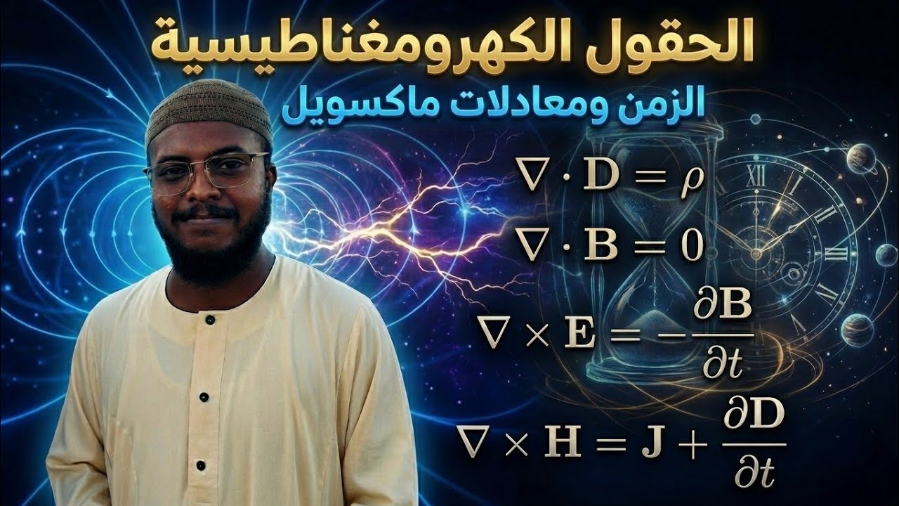 المحاضرة الثالثة - حقول كهرومغناطيسية ( 2 ) - تغير الزمن و معادلات ماكسويل 