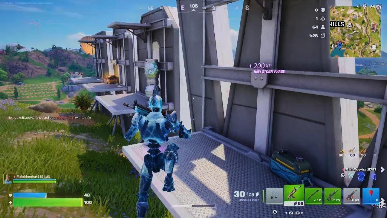 my dumb little friend is the worst at fortnite, he cannot even Play One V one on