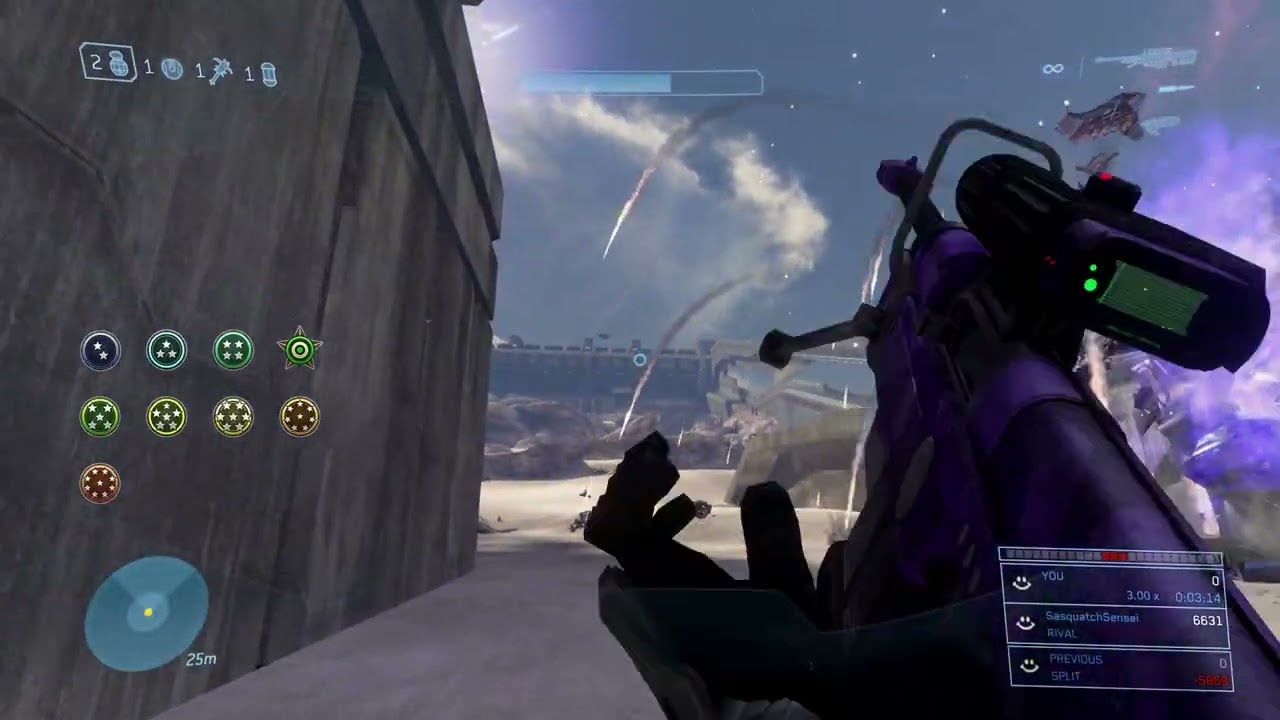 [WR] Halo 3 The Ark Acrophobia Speedrun in 5:47