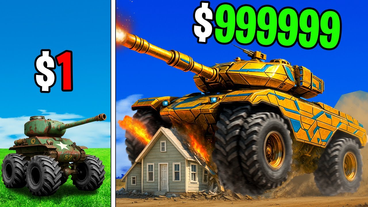 $1 to $1,000,000 Monster Tank on GTA 5