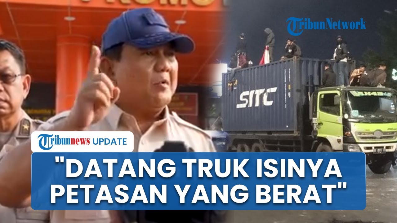 Prabowo Bongkar Skenario Dalang Kerusuhan Demo yang Bikin Polisi Terluka: Ada Truk Isinya Petasan