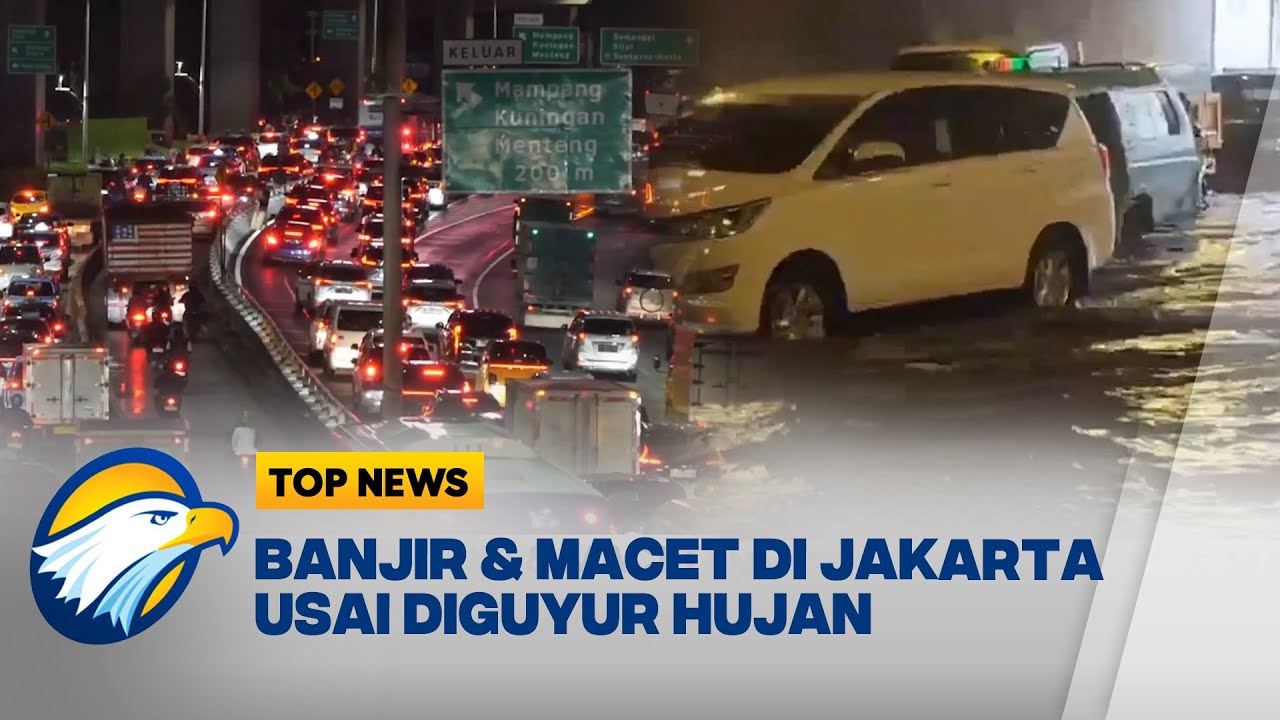 Jakarta Diguyur Hujan, Sejumlah Wilayah Terdampak Banjir & Macet | Top News