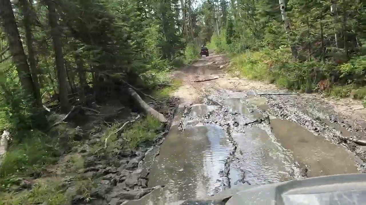 Exploring Medicine Bow National Forest on  ATV's South of Wyoming Route 230