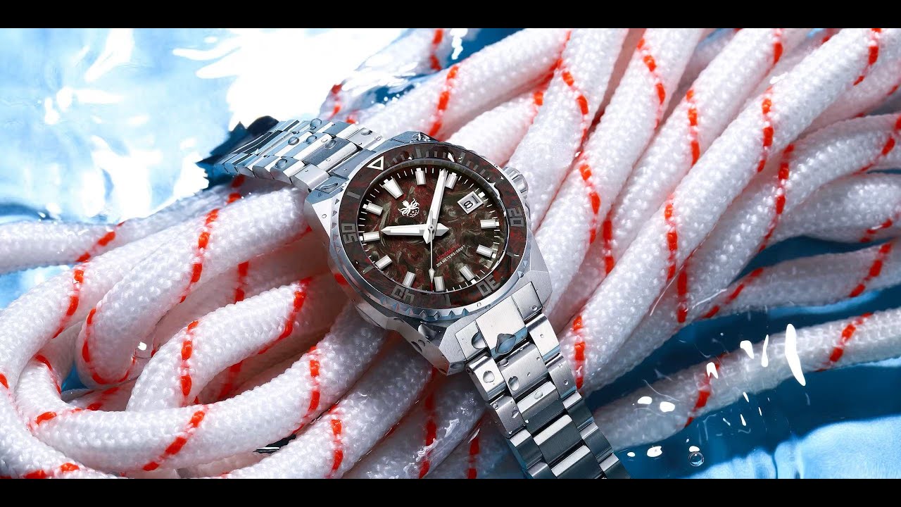 PHOIBOS LEVIATHAN 200M Automatic Diver Watch PY062C Black Lumed Forged Carbon Fiber