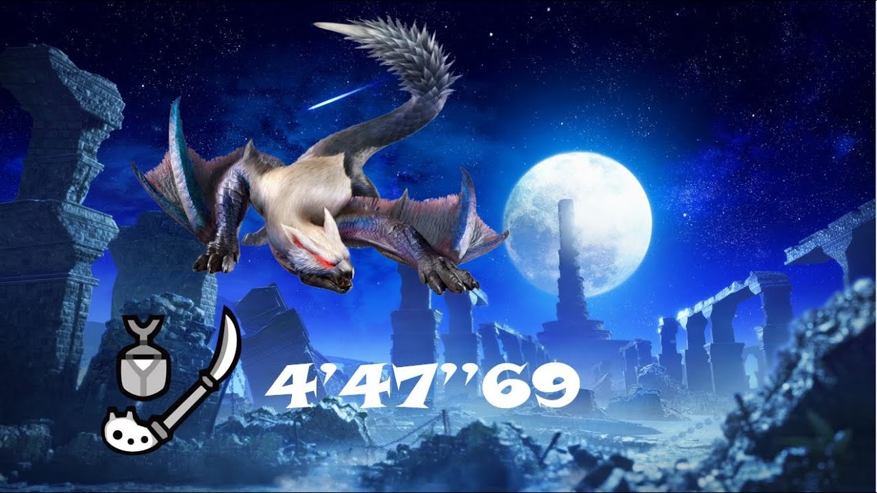 【MHR: Sunbreak】Lucent Nargacuga | Insect Glaive [4'47]