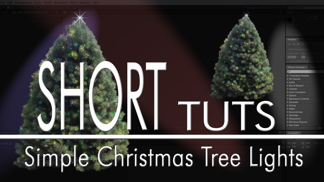 Simple Christmas Tree Lights in After Effects
