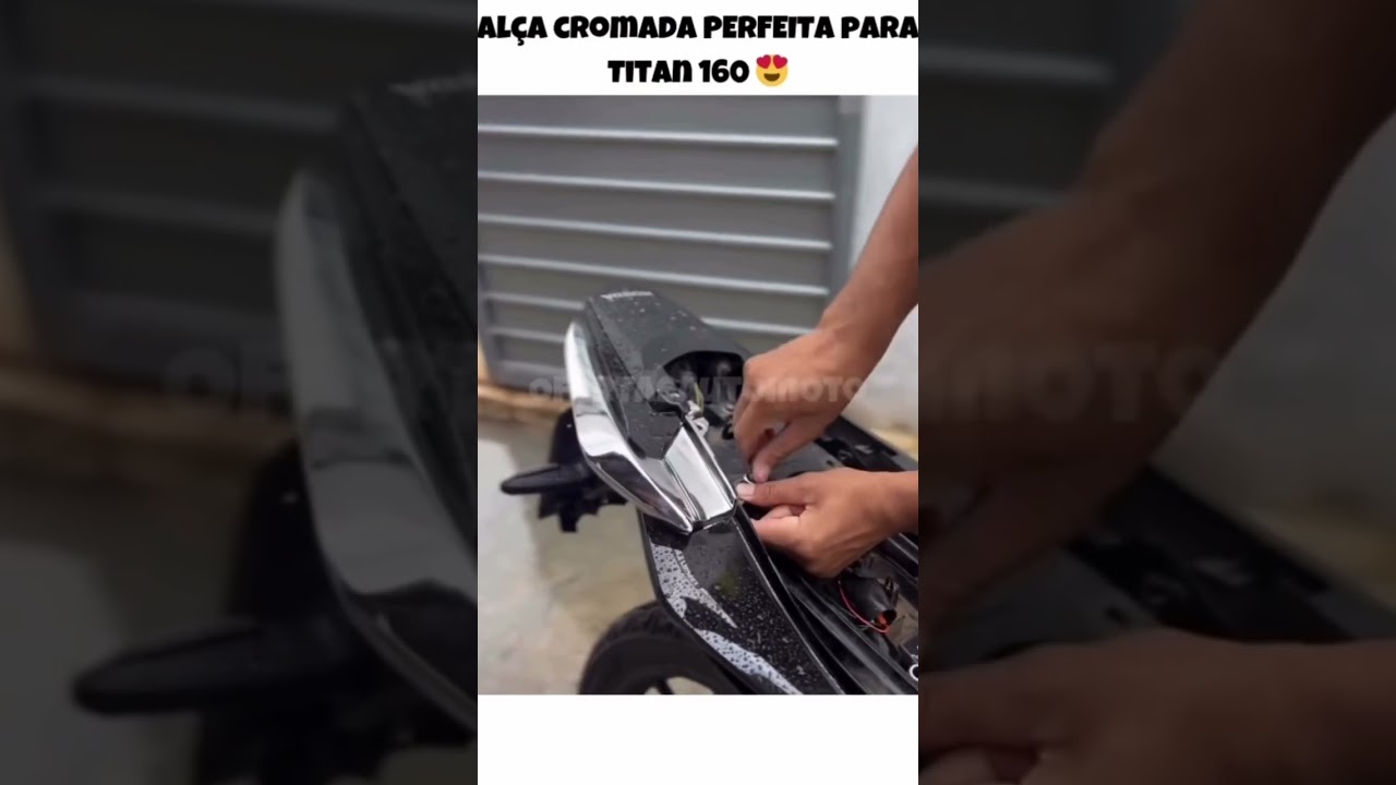 AL&Ccedil;A CROMADA PARA TITAN 160