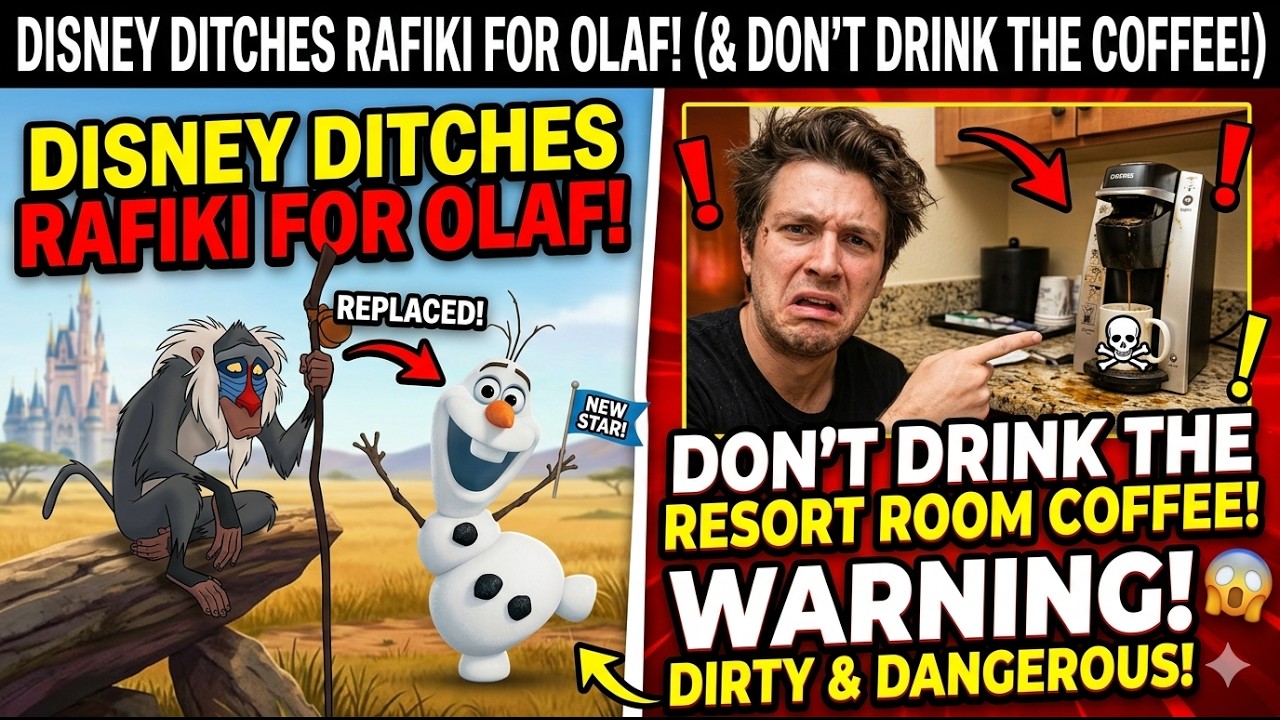 Disney ditches Rafiki for Olaf and don’t drink the resort room coffee
