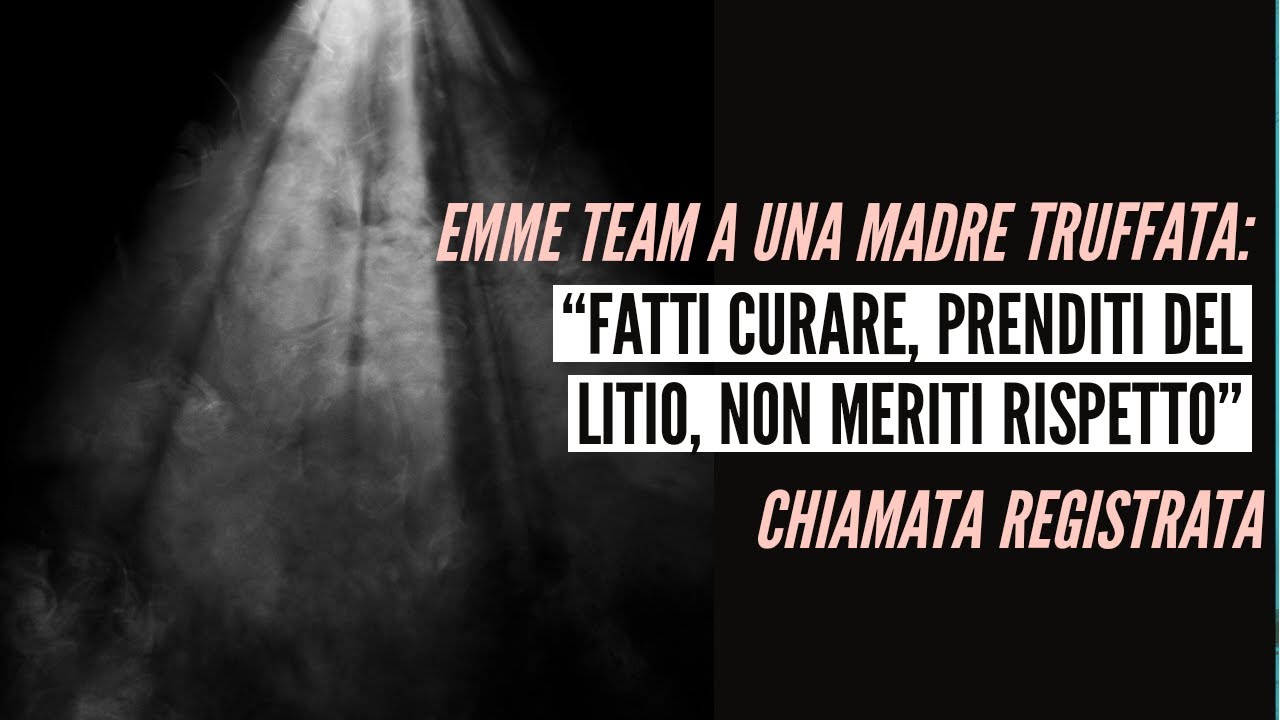TELEFONATA Emme Team e Ex Cliente Emme Team truffata e insultata