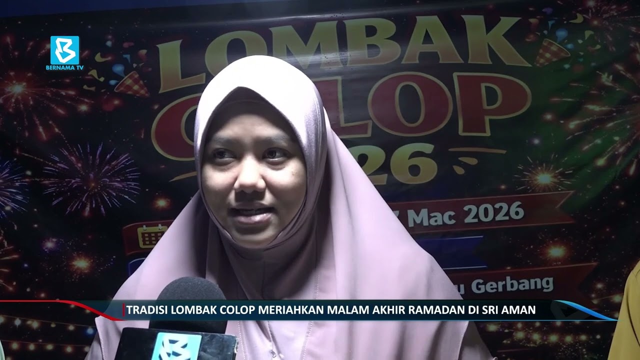 Tradisi lombak colop meriahkan malam akhir Ramadan di Sri Aman