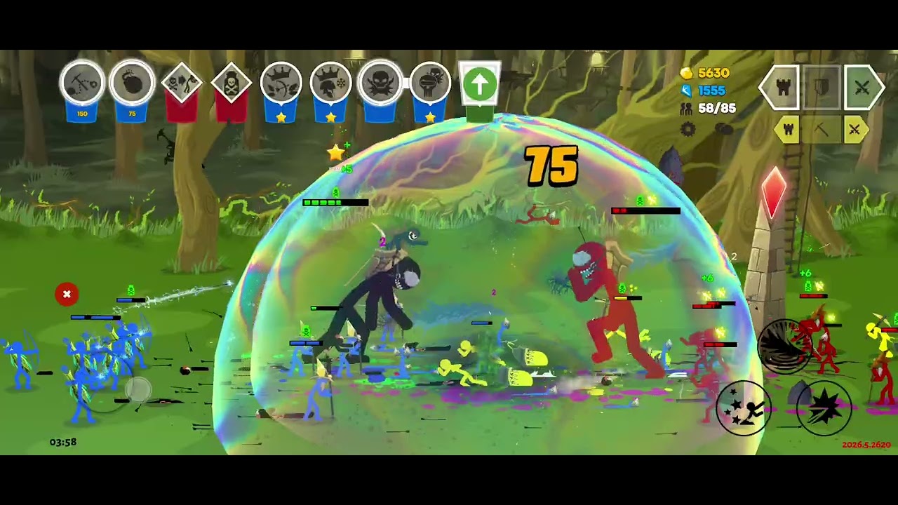 Stick War sagada 2vs2 maç yaptım part9