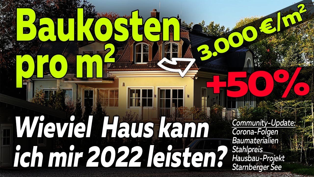 Baukosten pro Quadratmeter - Update 2021 | Hausbau-Projekt - eure Fragen | Smartest Home - Folge 211