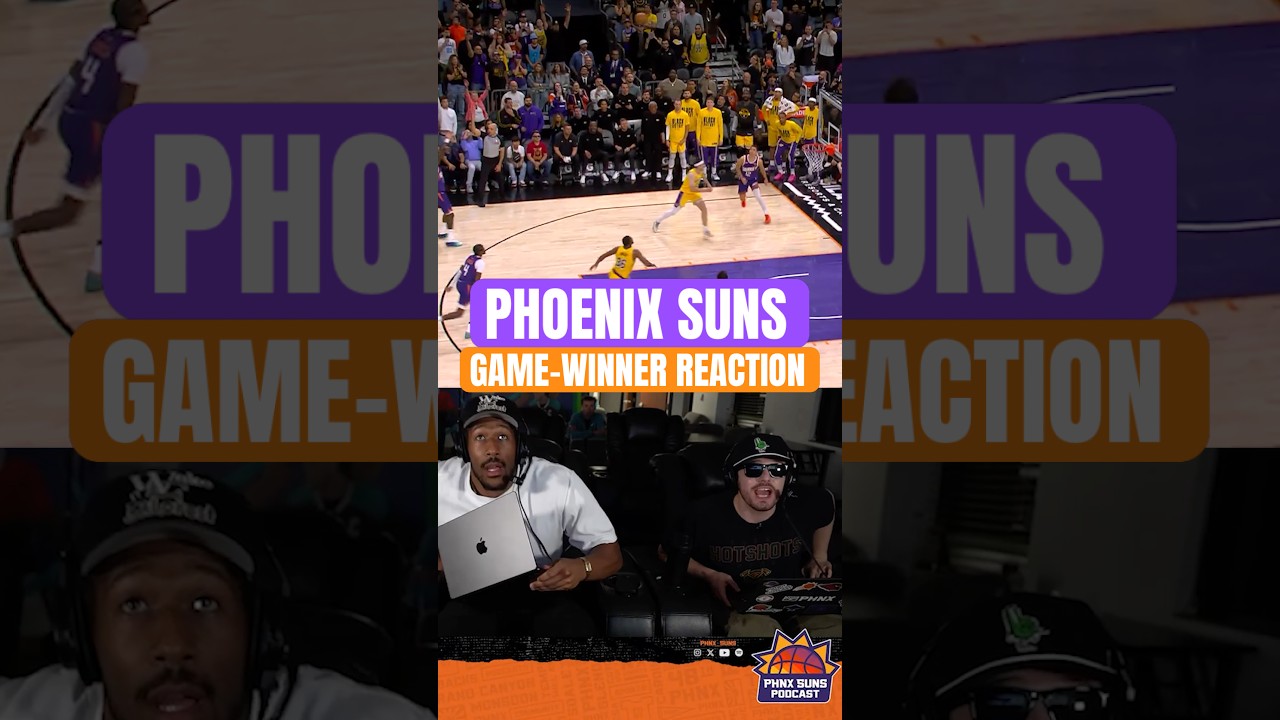 SUNS GAME-WINNER REACTION 🔥