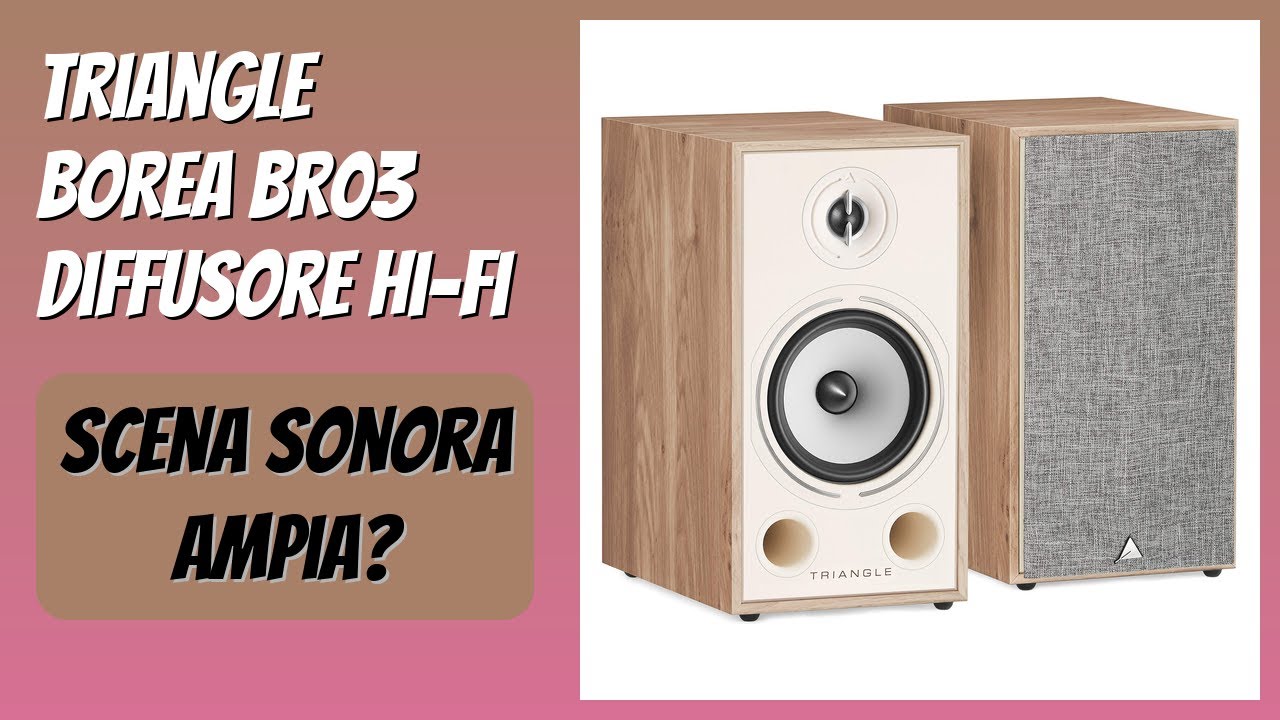 RECENSIONE (2026) : Triangle Borea BR03 Diffusore Hi-Fi. DETTAGLI
