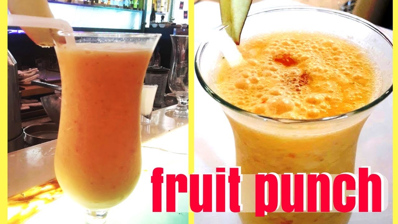 🍹😋Фруктовый пунш I Безалкогольный коктейль с фруктовым пуншем I Рецепт фруктового пунша