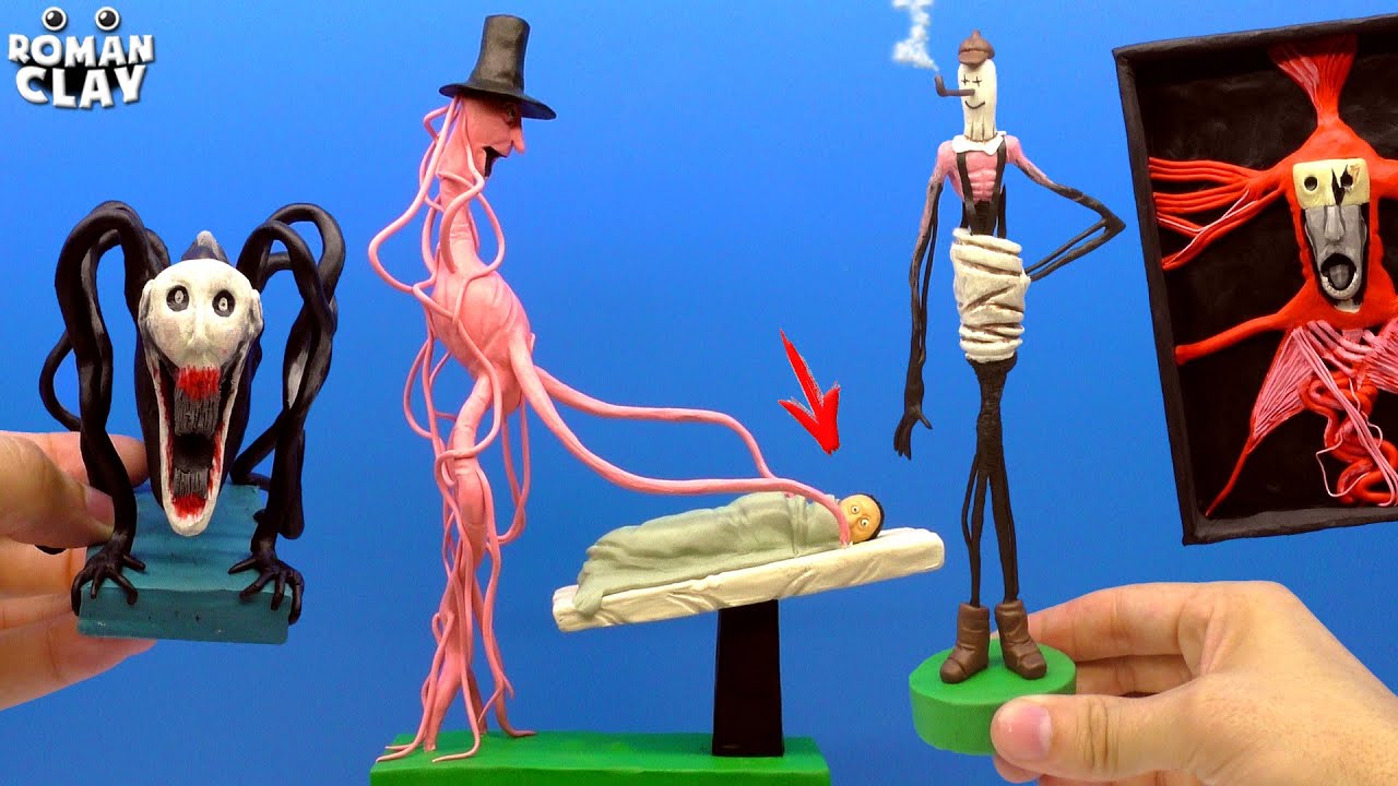 Doctor Nowhere 😬 Making Creatures: Father Fester, Jonny Smokestak, Neph with Clay