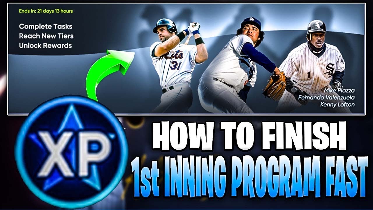 HOW TO FINISH 1ST INNING PROGRAM FAST IN MLB THE SHOW 21! HOW TO GET XP FAST IN MLB THE SHOW 21