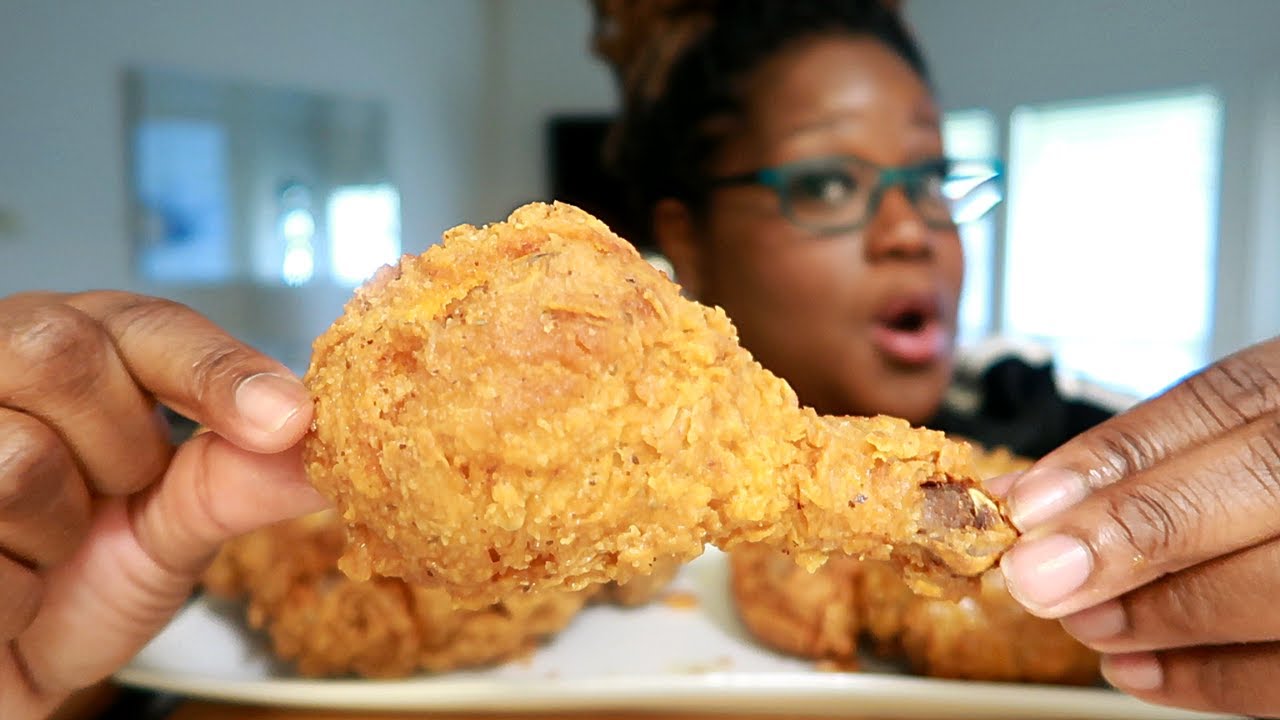 QUANG TRAN'S FRIED CHICKEN GAME! COOKING AND EATING