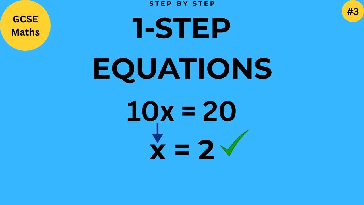 GCSE Maths Equations – Solving Equations Step by Step (Easy Method)