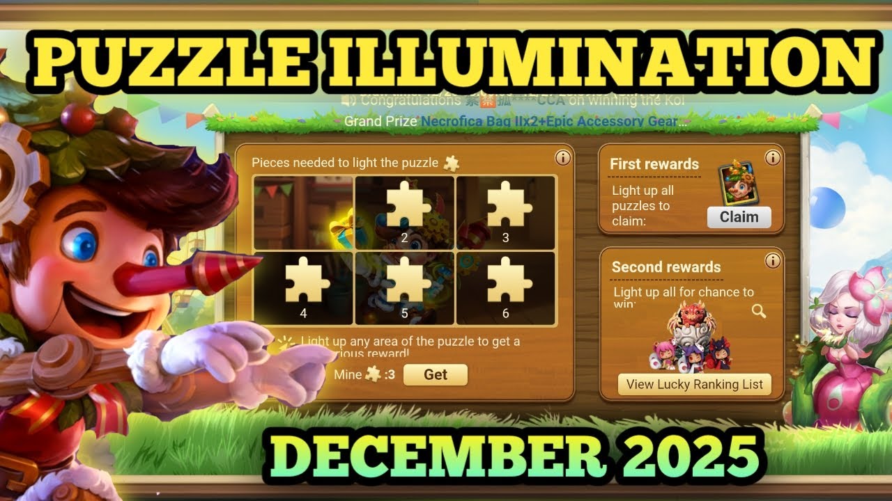 Puzzle Illumination | December 2025 | Castle Clash