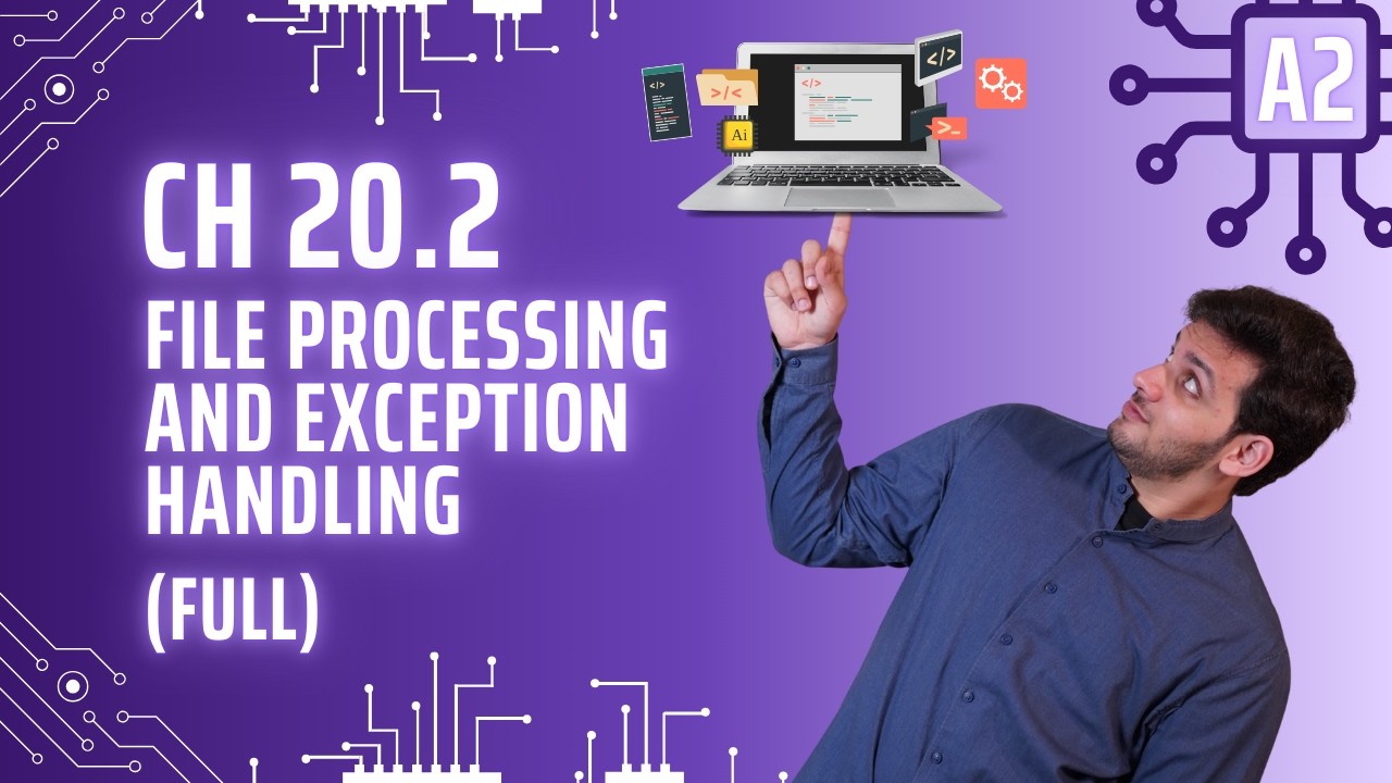 Ch 20.2 File Processing and Exception Handling | A2 Level CS | 9618 P3 pseudocode