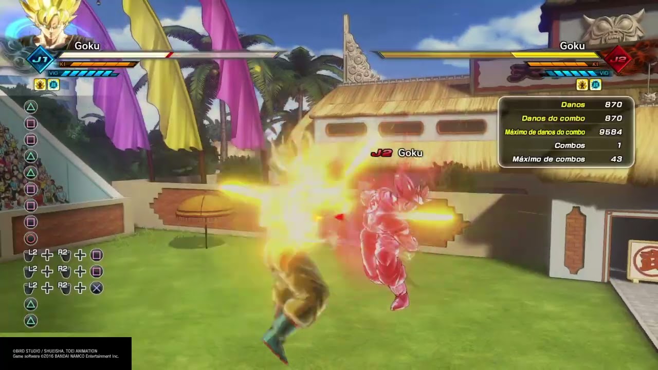 goku super saiajin vs goku kaioken 20% aumentado