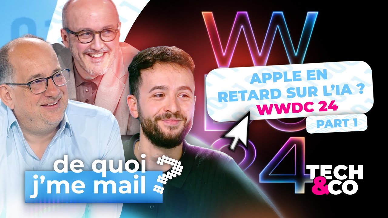 Apple devra rattraper son retard sur l'IA le 10 juin DQJMM (1/2)