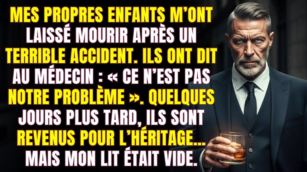 Ils m’ont laissé tomber. Puis ils sont revenus pour mon argent… mais…
