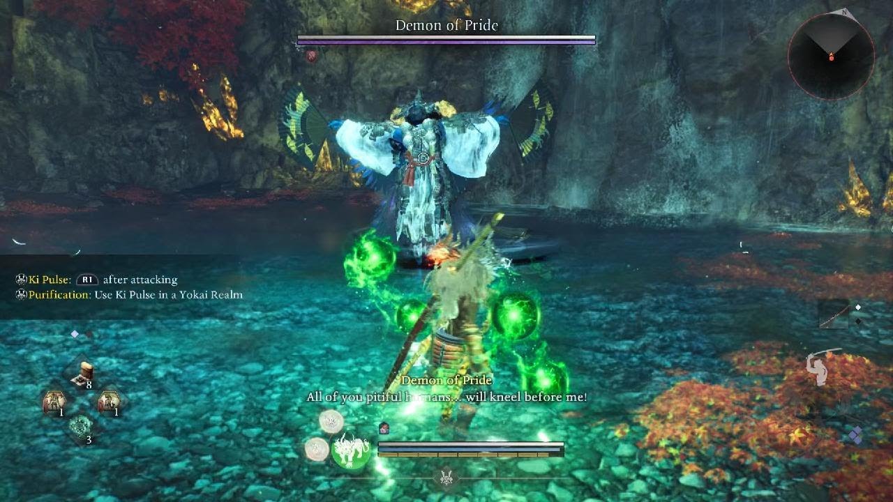 Nioh 3 Demon of Pride Boss fight
