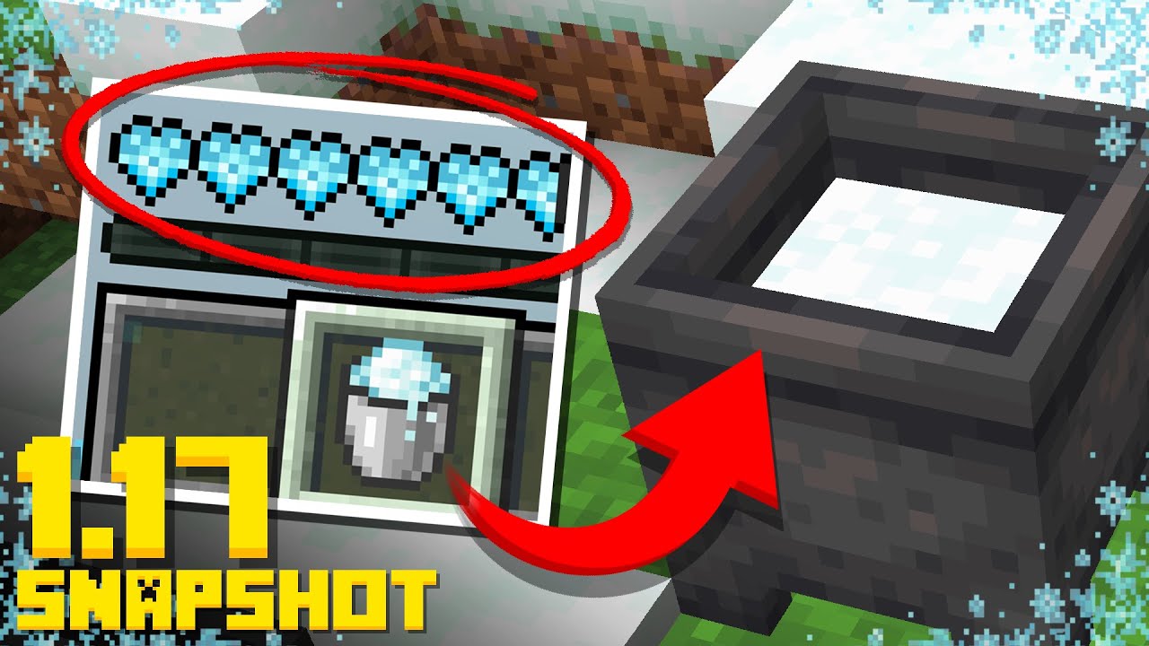 НОВЫЙ снимок Minecraft: эффект заморозки, снежная пудра и многое другое! (Обновление 1.17 Cave)